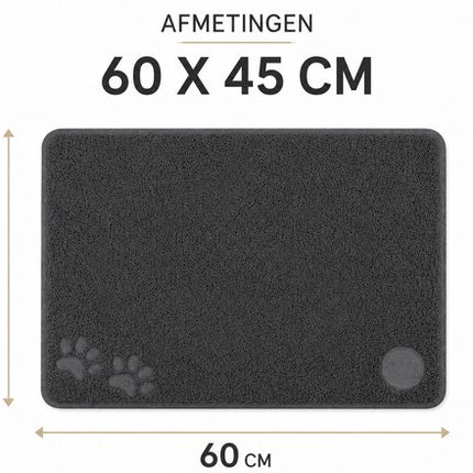 Voerbak Set met Voermat – Antislip – Dubbele RVS Bakken – Roze – 40 x 20 cm – Inclusief Mat 60 x 45 cm